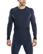 CEP merino base layer shirt skiing long sleeve für Männer in blue