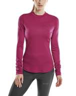 CEP cold weather merino shirt long sleeve für Frauen in purple