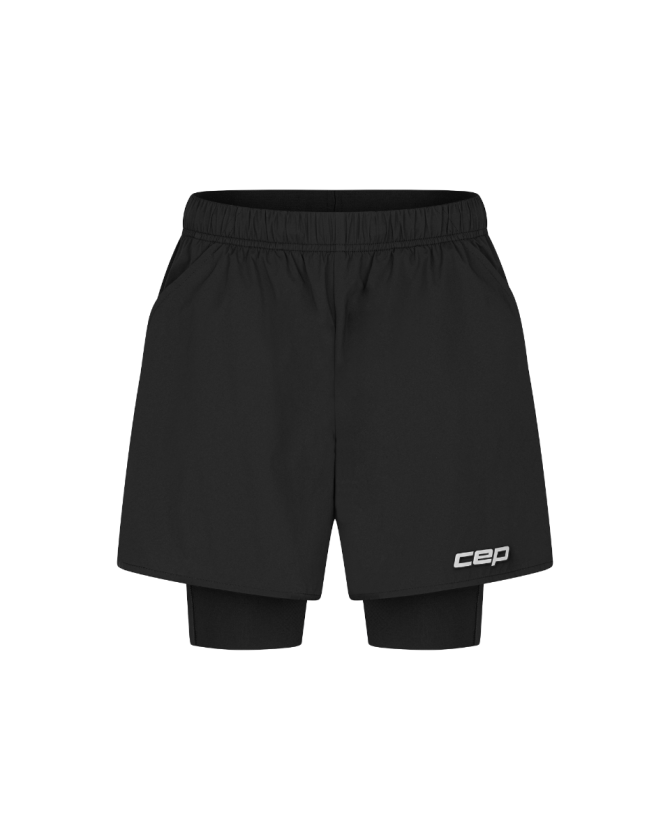 CEP run shorts 2in1 in schwarz für Frauen