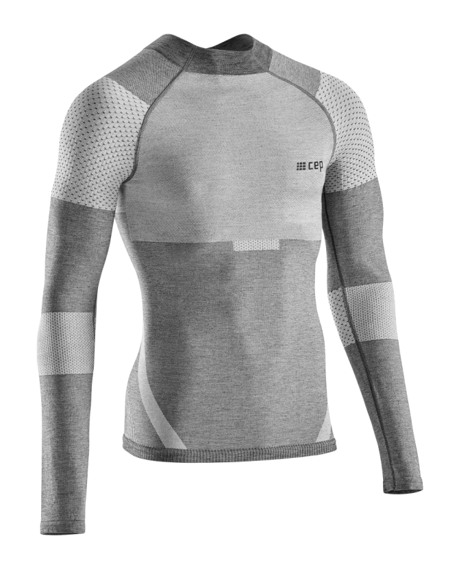 CEP Ski Touring Base Shirt in grau für Männer