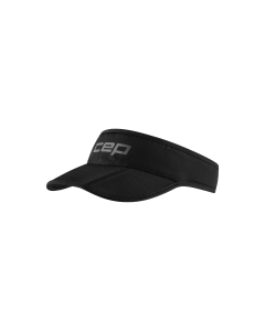 CEP run foldable visor in schwarz