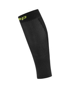 CEP run sleeves calf 5.0 in schwarz/lime für Männer