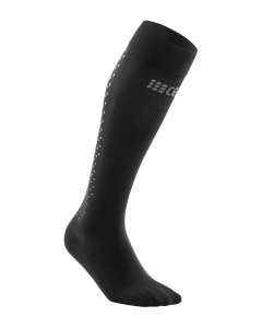 CEP Recovery Pro Socks in schwarz für Frauen Rückansicht
