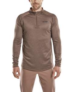 CEP cold weather zip shirt long sleeve für Männer in brown