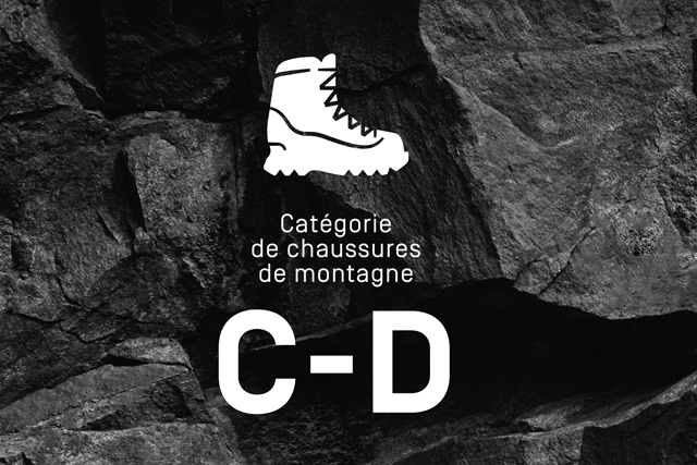 Catégorie de chaussures de montagne C-D